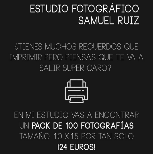 IMPRESIÓN PACKS FOTOGRAFÍAS